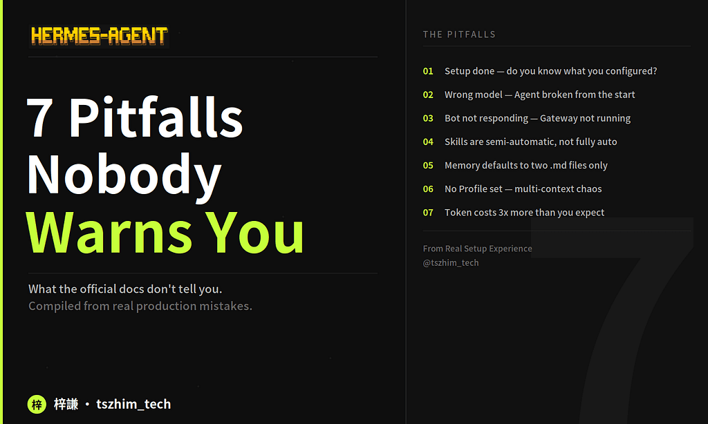 7 Hermes Agent Pitfalls Nobody Warns You About (From Real Setup Experience)